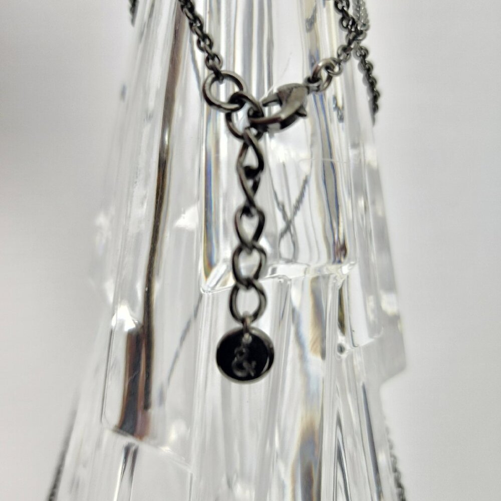 Swarovski Special Collection Long Tassle Pendant W/Jet Crystal View 6